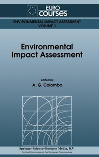 Enlarge image Cover: Environmental Impact Assessment - Kluwer Academic Publishers