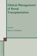 Cover: Clinical Management of Renal Transplantation - Springer