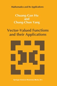 Abbildung von: Vector-Valued Functions and their Applications - Kluwer Academic Publishers