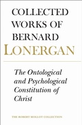 Cover: The Ontological and Psychological Constitution of Christ - University of Toronto Press