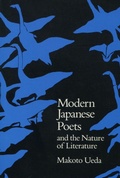 Cover: Modern Japanese Poets and the Nature of Literature - Stanford University Press