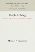 Cover: Prophetic Song - University of Pennsylvania Press