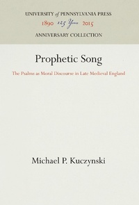 Enlarge image Cover: Prophetic Song - University of Pennsylvania Press