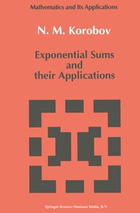 Abbildung von: Exponential Sums and their Applications - Kluwer Academic Publishers
