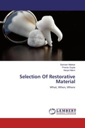Cover: Selection Of Restorative Material - LAP Lambert Academic Publishing