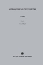 Cover: Astronomical Photometry - Kluwer Academic Publishers