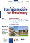 Cover: Deutsche Gesellschaft f&uuml;r Transfusionsmedizin und Immunh&auml;matologie (DGTI) / Deutsche Gesellschaft f&uuml;r Immungenetik (DGI) - S. Karger