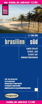 Abbildung von: Reise Know-How Landkarte Brasilien, Süd (1:1.200.000) - Reise Know-How Verlag Peter Rump GmbH