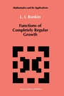 Cover: Functions of Completely Regular Growth - Springer