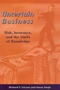 Cover: Uncertain Business - University of Toronto Press