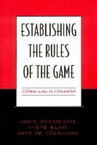 Enlarge image Cover: Establishing the Rules of the Game - University of Toronto Press