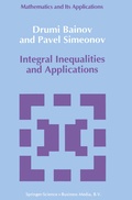 Cover: Integral Inequalities and Applications - Springer