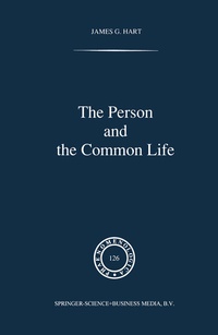 Enlarge image Cover: The Person and the Common Life - Kluwer Academic Publishers