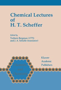 Enlarge image Cover: Chemical Lectures of H.T. Scheffer - Springer