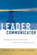 Cover: The Leader as Communicator - Amacom
