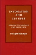 Cover: Intonation and Its Uses - Stanford University Press