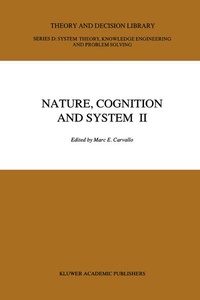 Enlarge image Cover: Nature, Cognition and System II - Springer