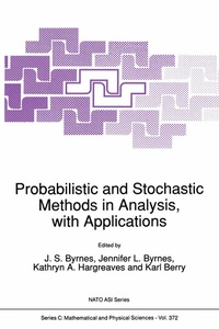 Abbildung von: Probabilistic and Stochastic Methods in Analysis, with Applications - Kluwer Academic Publishers