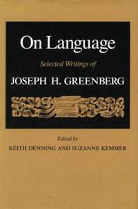 Enlarge image Cover: On Language - Stanford University Press