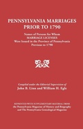 Bild: Pennsylvania Marriages Prior to 1790 - Genealogical Publishing Company