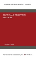 Cover: Financial Integration in Europe - Kluwer Academic Publishers