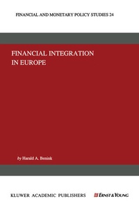Enlarge image Cover: Financial Integration in Europe - Springer