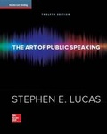 Cover: Lucas, the Art of Public Speaking, 2015, 12e, Student Edition - McGraw-Hill Education