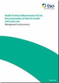 Cover: Decontamination of linen for health and social care - TSO