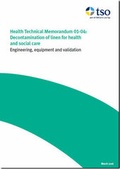Cover: Decontamination of linen for health and social care - TSO