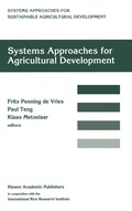 Cover: Systems approaches for agricultural development - Kluwer Academic Publishers
