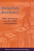 Cover: Uncertain Business - University of Toronto Press