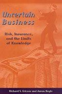 Enlarge image Cover: Uncertain Business - University of Toronto Press