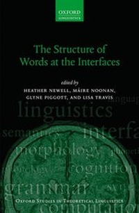 Enlarge image Cover: The Structure of Words at the Interfaces - Oxford University Press