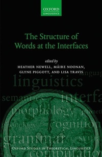 Enlarge image Cover: The Structure of Words at the Interfaces - Oxford University Press