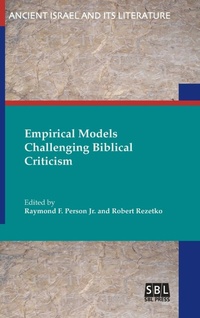 Enlarge image Cover: Empirical Models Challenging Biblical Criticism - Society of Biblical Literature