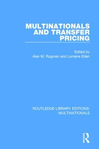 Enlarge image Cover: Multinationals and Transfer Pricing - Routledge