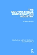 Cover: The Multinational Construction Industry - Routledge