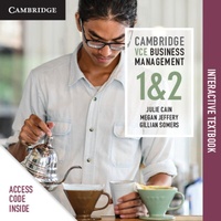 Abbildung von: Cambridge VCE Business Management Units 1 and 2 Interactive Textbook - Cambridge University Press