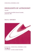 Cover: Highlights of Astronomy - Kluwer Academic Publishers