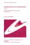 Cover: Highlights of Astronomy - Kluwer Academic Publishers