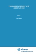 Cover: Probability Theory and Applications - Kluwer Academic Publishers