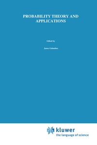 Abbildung von: Probability Theory and Applications - Kluwer Academic Publishers