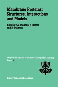 Abbildung von: Membrane Proteins: Structures, Interactions and Models - Kluwer Academic Publishers
