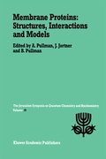 Cover: Membrane Proteins: Structures, Interactions and Models - Springer
