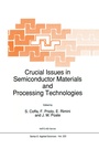 Cover: Crucial Issues in Semiconductor Materials and Processing Technologies - Springer
