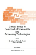 Cover: Crucial Issues in Semiconductor Materials and Processing Technologies - Springer