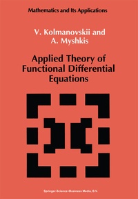 Abbildung von: Applied Theory of Functional Differential Equations - Kluwer Academic Publishers