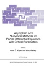 Cover: Asymptotic and Numerical Methods for Partial Differential Equations with Critical Parameters - Springer