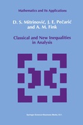 Cover: Classical and New Inequalities in Analysis - Springer