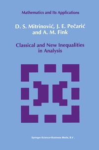 Abbildung von: Classical and New Inequalities in Analysis - Springer